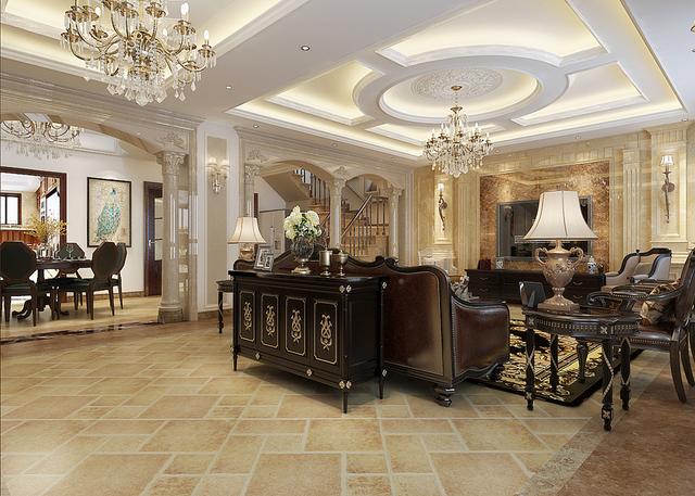 380平簡(jiǎn)歐風(fēng)格聯(lián)排別墅 奢華舒適完美享受自然生活