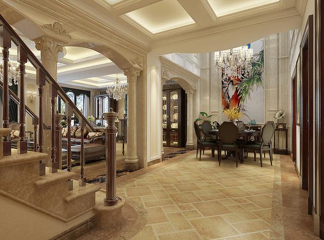 380平簡(jiǎn)歐風(fēng)格聯(lián)排別墅 奢華舒適完美享受自然生活