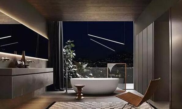 第一次到老板的別墅參觀，進(jìn)門(mén)就給客廳的設(shè)計(jì)美呆了，大氣奢華