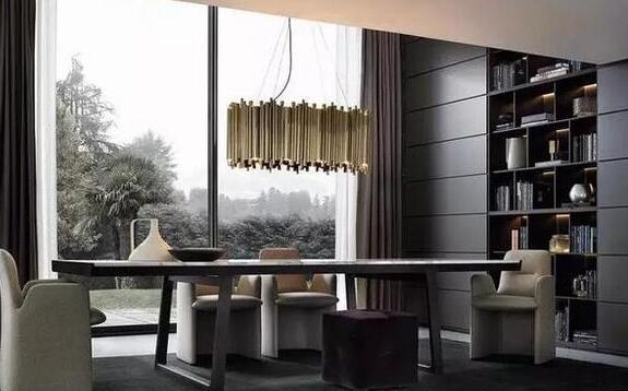 第一次到老板的別墅參觀，進(jìn)門(mén)就給客廳的設(shè)計(jì)美呆了，大氣奢華