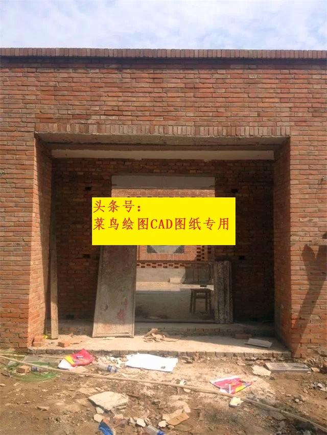 26萬建一層紅磚中式院子別墅，外觀造型簡約沉穩(wěn)，布局緊湊合理