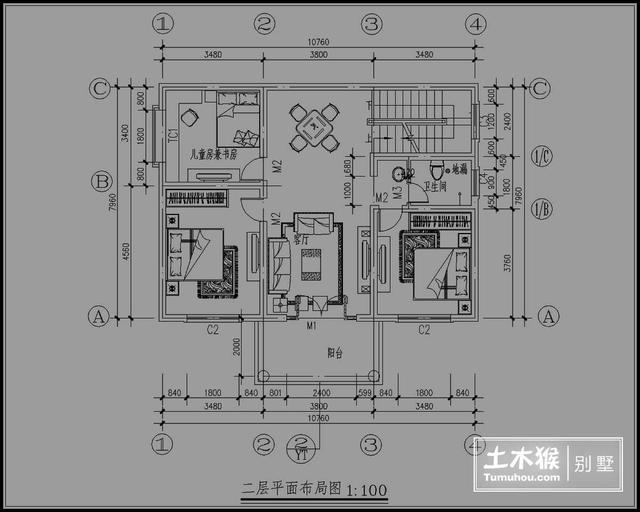 總造價(jià)約13萬(wàn)的農(nóng)村別墅（附詳細(xì)圖紙）