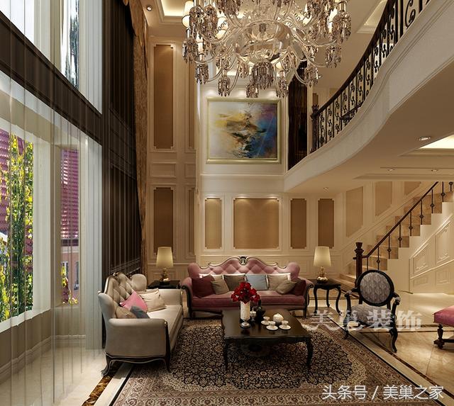 有個(gè)有錢的老爸就是不一樣，260平別墅簡(jiǎn)歐風(fēng)格，奢華的生活