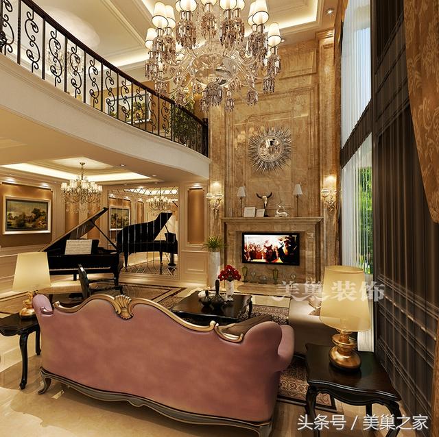 有個(gè)有錢的老爸就是不一樣，260平別墅簡(jiǎn)歐風(fēng)格，奢華的生活