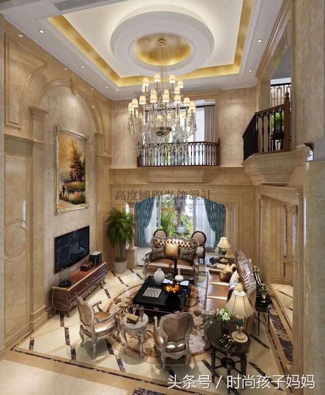 別墅裝修歐式風(fēng)格高貴典雅的女主人，歐式風(fēng)格的華貴氣質(zhì)