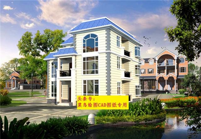 32萬(wàn)建3層別墅！3套方案可選，四室兩廳套房形式（每戶一層）