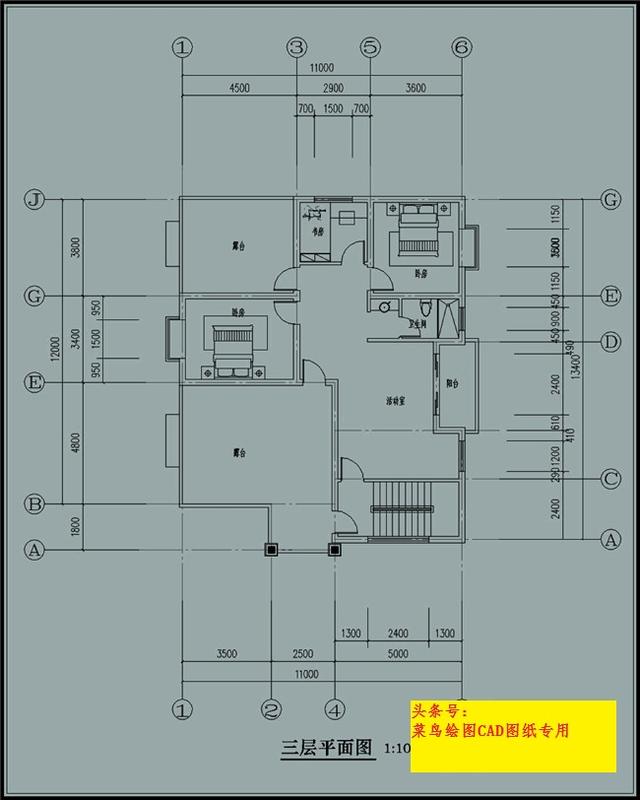 32萬(wàn)建3層別墅！3套方案可選，四室兩廳套房形式（每戶一層）