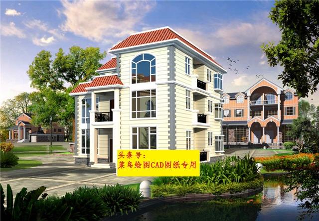 32萬(wàn)建3層別墅！3套方案可選，四室兩廳套房形式（每戶一層）