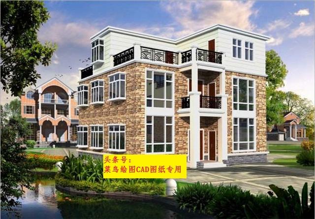 32萬(wàn)建3層別墅！3套方案可選，四室兩廳套房形式（每戶一層）