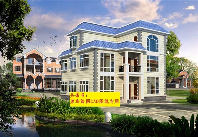 32萬(wàn)建3層別墅！3套方案可選，四室兩廳套房形式（每戶一層）