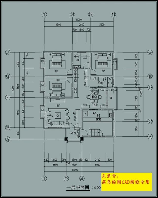 32萬(wàn)建3層別墅！3套方案可選，四室兩廳套房形式（每戶一層）