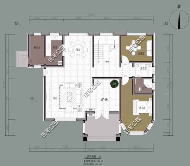 農(nóng)村別墅戶型2套，歐式外觀帶柴火灶，不倫不類還是兼容并包？