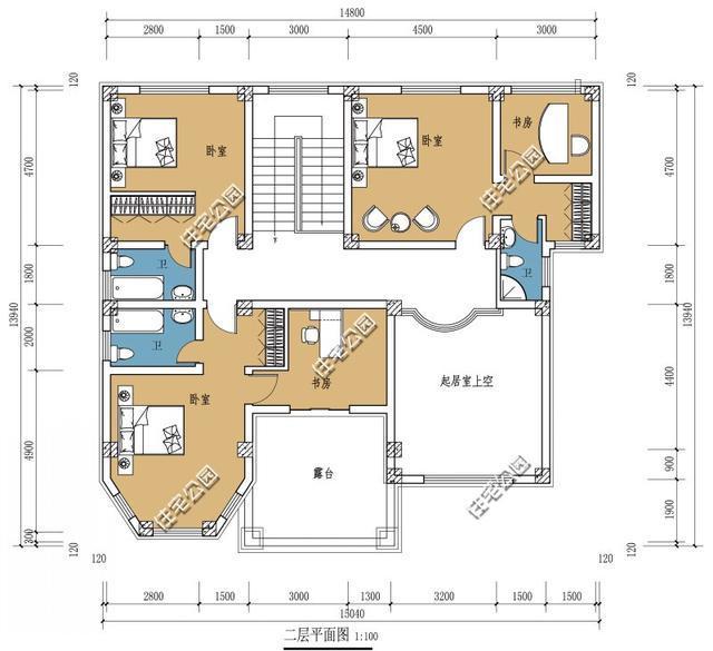 農(nóng)村別墅戶型2套，歐式外觀帶柴火灶，不倫不類還是兼容并包？