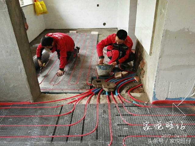 多層別墅二代地暖安裝效果圖