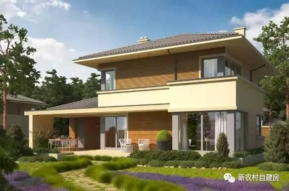 帶陽光房的農(nóng)村二層別墅，實(shí)用又富有朝氣，80后建房首選