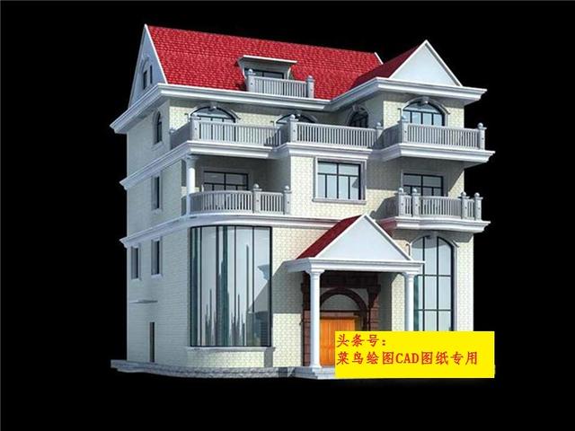 40萬建3層別墅！造型層次豐富，帶夾層、會客廳、吧臺、娛樂室