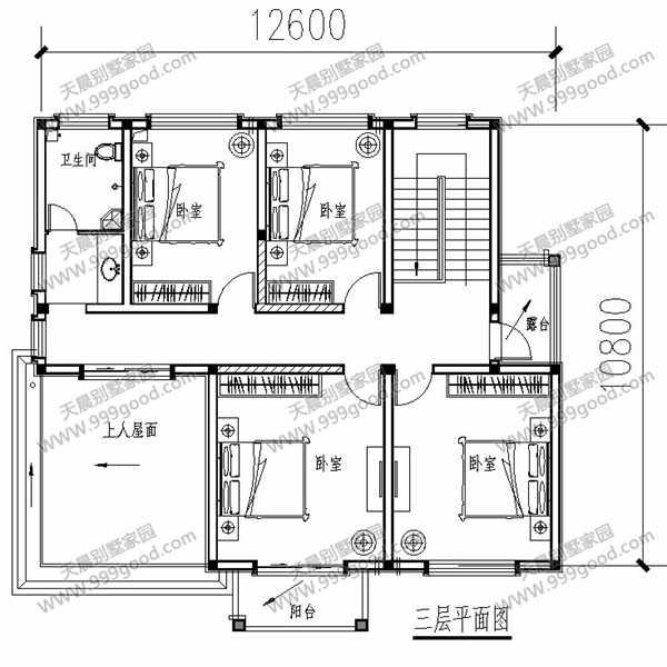 5套10米面寬或進深的農村別墅設計圖，第2套適合你嗎？