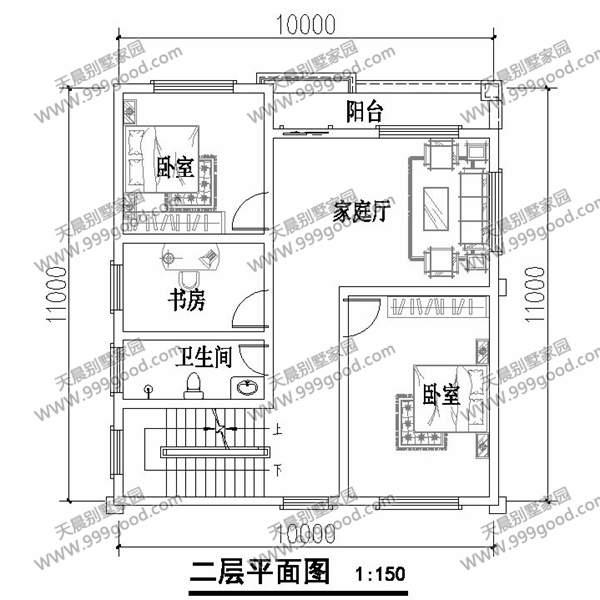 5套10米面寬或進深的農村別墅設計圖，第2套適合你嗎？