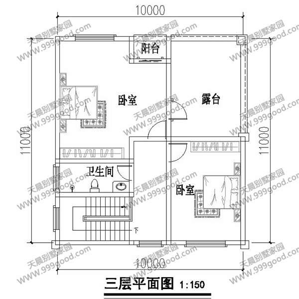 5套10米面寬或進深的農村別墅設計圖，第2套適合你嗎？