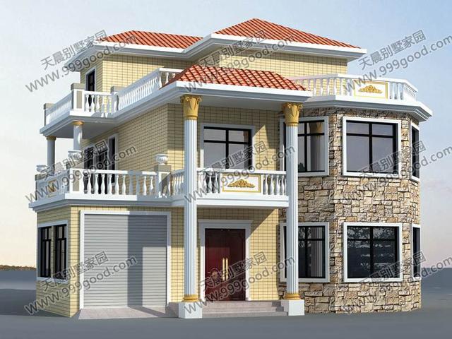 5套10米面寬或進深的農村別墅設計圖，第2套適合你嗎？