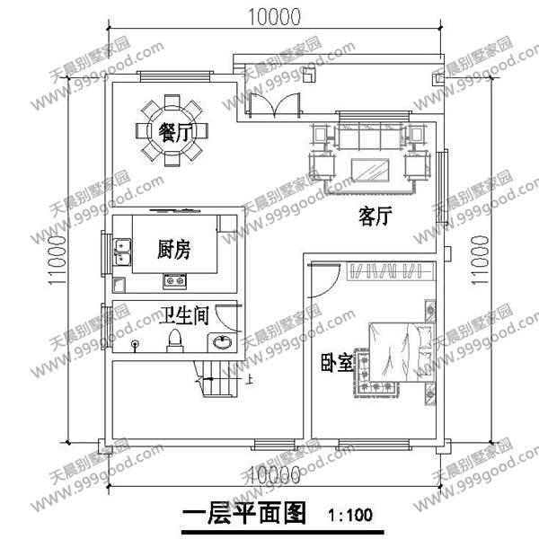 5套10米面寬或進深的農村別墅設計圖，第2套適合你嗎？