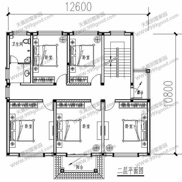 5套10米面寬或進深的農村別墅設計圖，第2套適合你嗎？