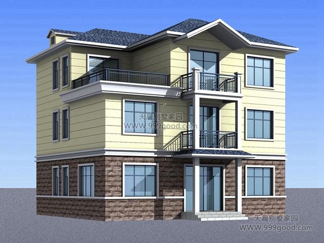 5套10米面寬或進深的農村別墅設計圖，第2套適合你嗎？