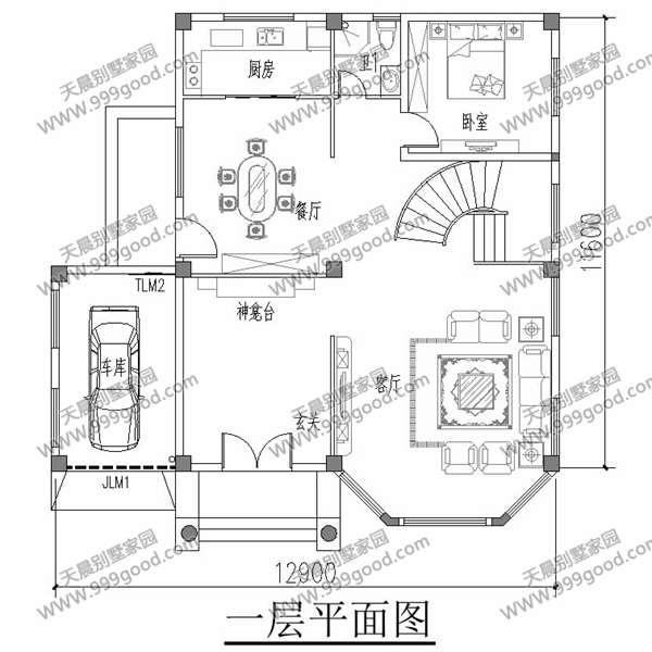 5套10米面寬或進深的農村別墅設計圖，第2套適合你嗎？