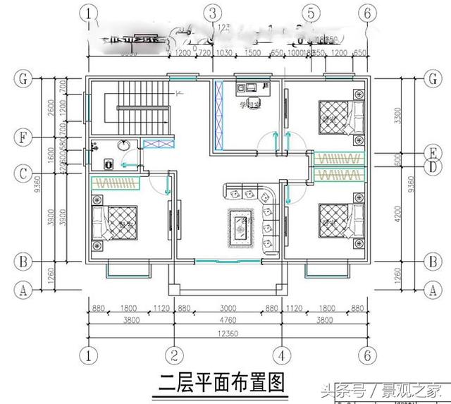 新農(nóng)村二層別墅設計圖及效果圖