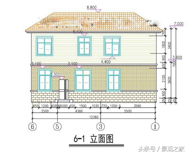 新農(nóng)村二層別墅設計圖及效果圖