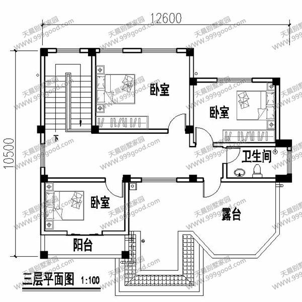 5套風(fēng)格迥異的別墅戶型圖，第四套看了都想蓋一棟！