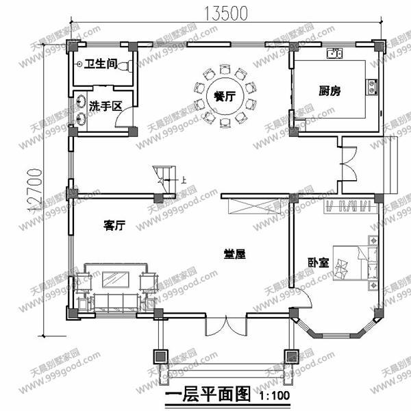 5套風(fēng)格迥異的別墅戶型圖，第四套看了都想蓋一棟！