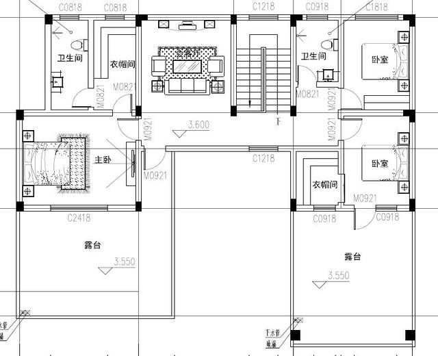 農(nóng)村3合院戶型16.5X12.5米，有堂屋，這才是農(nóng)村別墅！