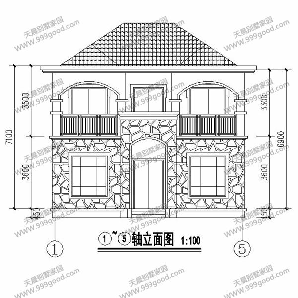 主體造價(jià)18萬(wàn)，二層別墅設(shè)計(jì)圖，含建成實(shí)物照片！