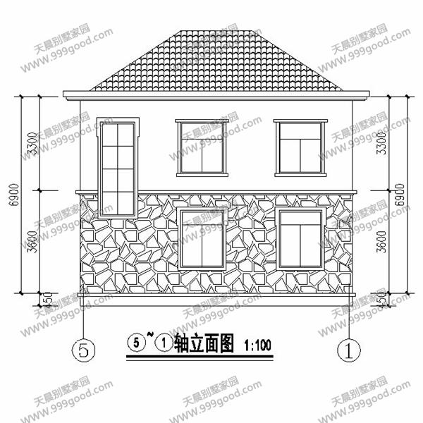 主體造價(jià)18萬(wàn)，二層別墅設(shè)計(jì)圖，含建成實(shí)物照片！