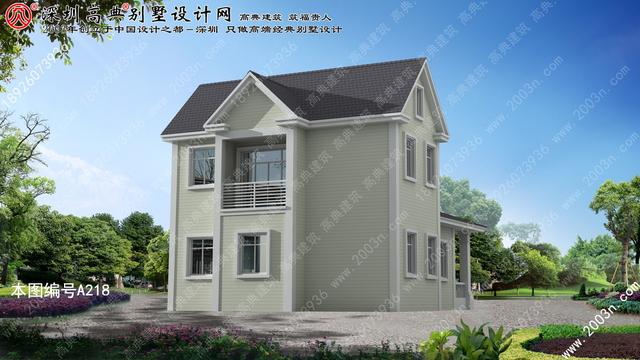 二層別墅設(shè)計(jì)圖首層106平方米圖紙編號(hào)a218