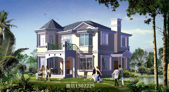 農(nóng)村小別墅設(shè)計圖 新農(nóng)村三層住宅設(shè)計圖 兩層自建別墅施工圖紙