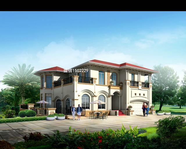 農(nóng)村小別墅設(shè)計圖 新農(nóng)村三層住宅設(shè)計圖 兩層自建別墅施工圖紙