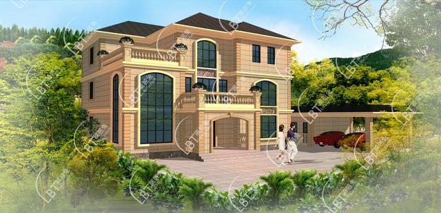 在農(nóng)村僅花100萬(wàn)！建出和房開(kāi)商賣(mài)2000萬(wàn)的豪宅別墅范兒！