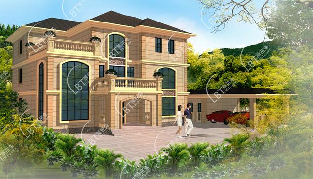 在農(nóng)村僅花100萬(wàn)！建出和房開(kāi)商賣(mài)2000萬(wàn)的豪宅別墅范兒！