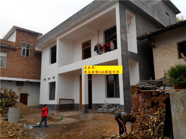 10萬建2層別墅！簡約農(nóng)村別墅，帶玄關(guān)神臺(tái)，兩房一廳一廚一衛(wèi)