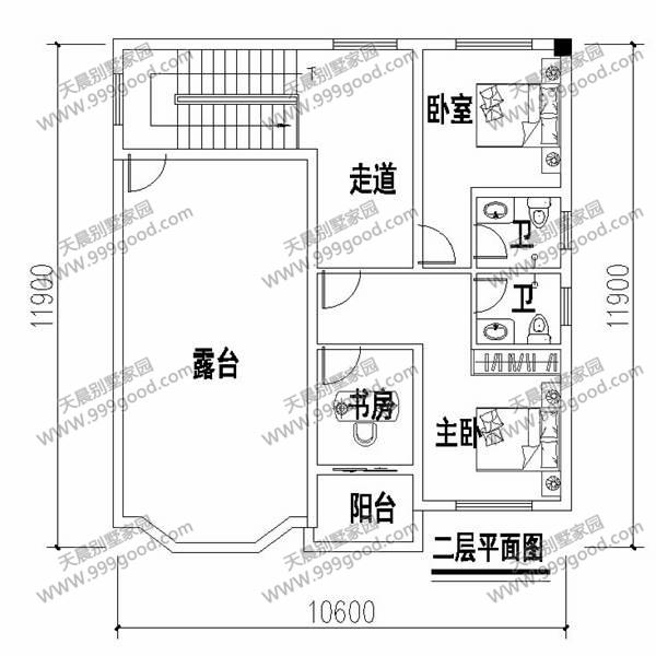 3套兩層自建房設計圖，造價均不超過20萬