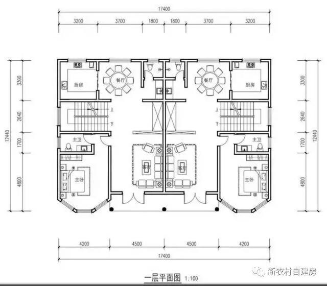 建套雙拼別墅要多少錢？福建建房預(yù)算清單含平面圖