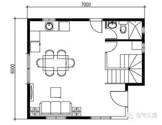 7X6米現(xiàn)代別墅，小戶(hù)型也可以很現(xiàn)代！