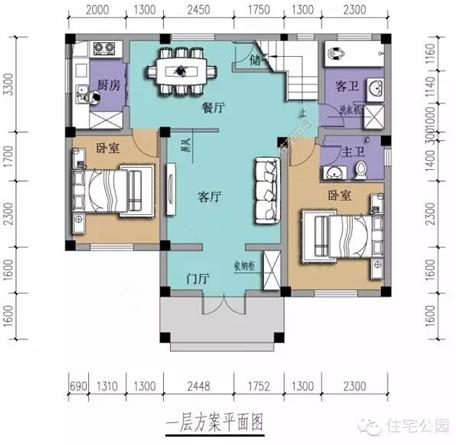 4套農(nóng)村自建房，占地都不大，挑一套30萬就能建起來！