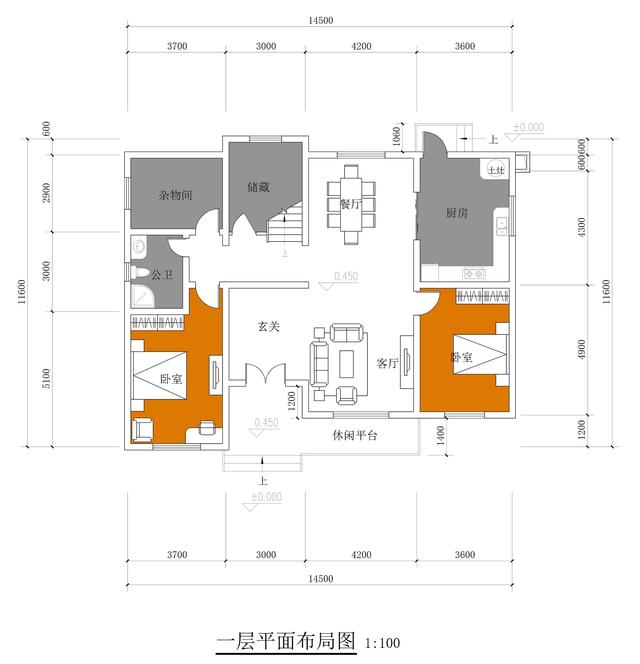 福利來啦！打工回家準(zhǔn)備建漂亮別墅，附建房平面圖