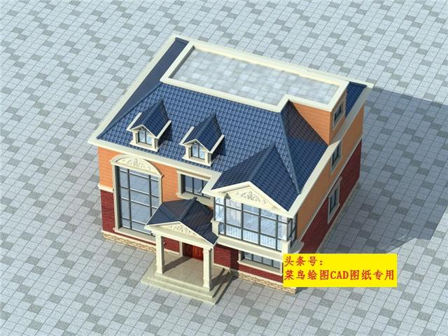 25萬(wàn)建2層別墅！三房一廳一廚一衛(wèi)，帶玄關(guān)復(fù)式挑空客廳的別墅