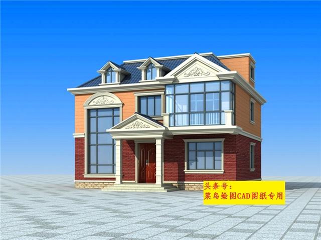 25萬(wàn)建2層別墅！三房一廳一廚一衛(wèi)，帶玄關(guān)復(fù)式挑空客廳的別墅