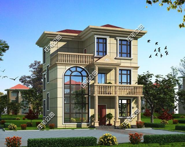 農(nóng)村3層自建房戶型，9米X9米還有挑空客廳，含平面圖