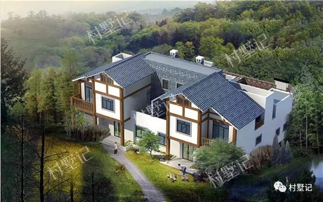 這款中式田園農(nóng)村別墅，有好布局也有高顏值